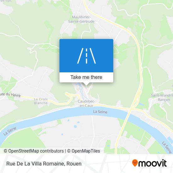 Rue De La Villa Romaine map