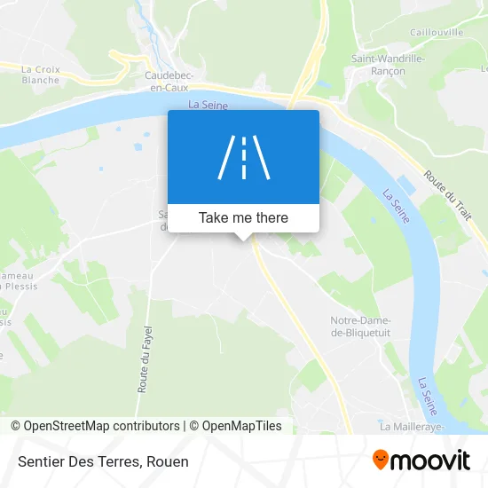 Sentier Des Terres map