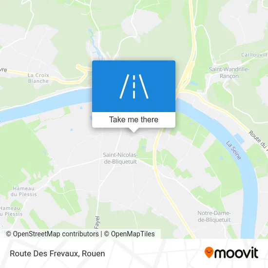 Route Des Frevaux map