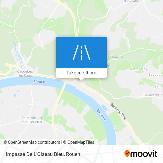Impasse De L'Oiseau Bleu map