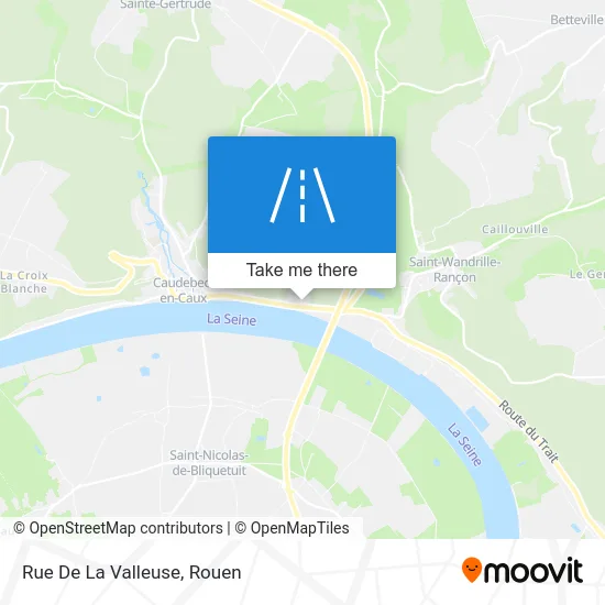 Rue De La Valleuse map
