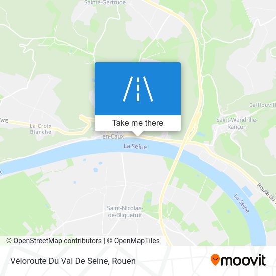 Véloroute Du Val De Seine map