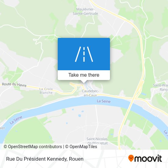 Rue Du Président Kennedy map