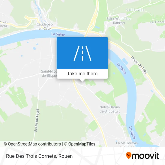 Rue Des Trois Cornets map