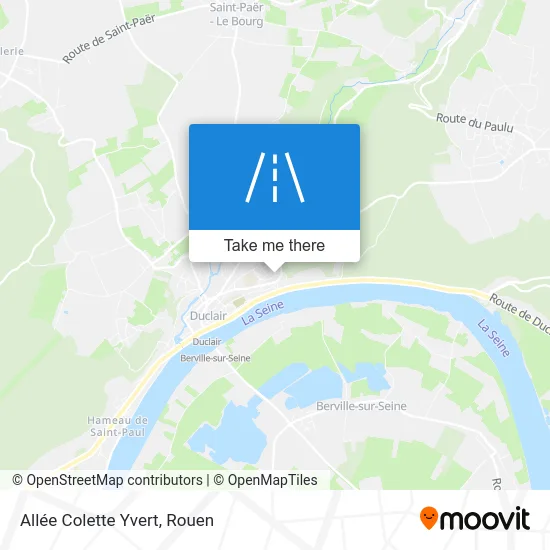 Allée Colette Yvert map