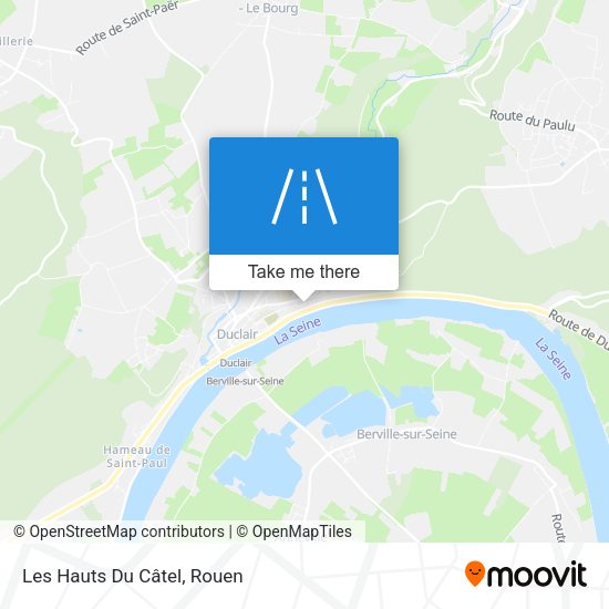 Les Hauts Du Câtel map