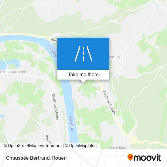 Chaussée Bertrand map
