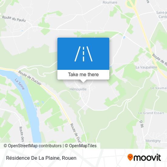 Résidence De La Plaine map