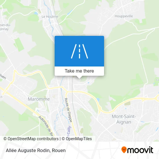 Allée Auguste Rodin map
