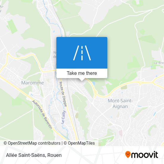 Allée Saint-Saëns map