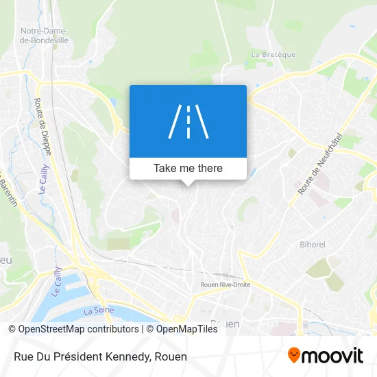 Rue Du Président Kennedy map