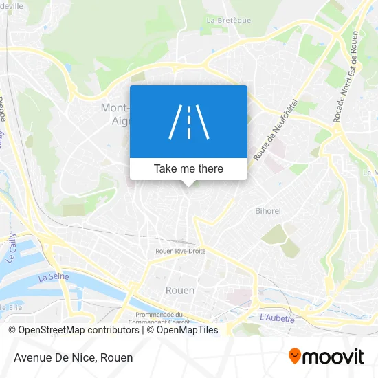 Avenue De Nice map