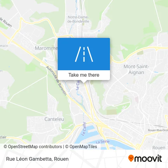 Rue Léon Gambetta map
