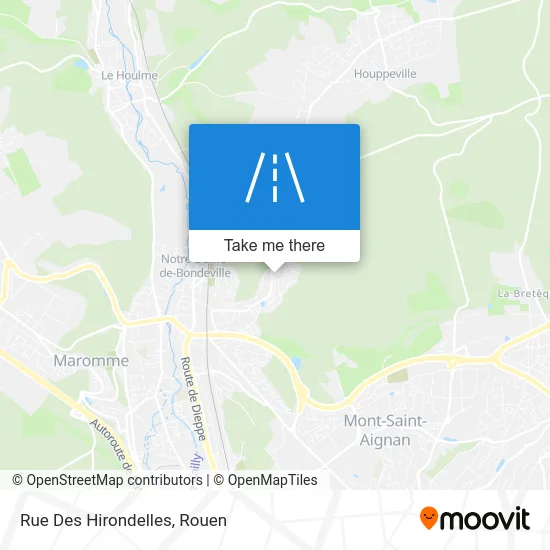 Rue Des Hirondelles map