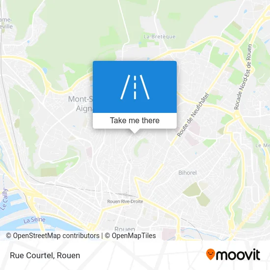 Rue Courtel map