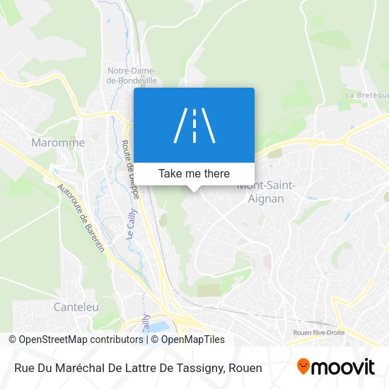 Rue Du Maréchal De Lattre De Tassigny map