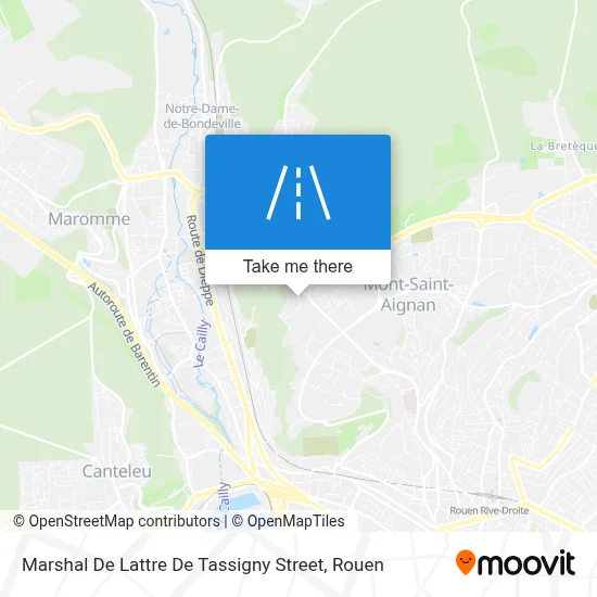 Rue Du Maréchal De Lattre De Tassigny map