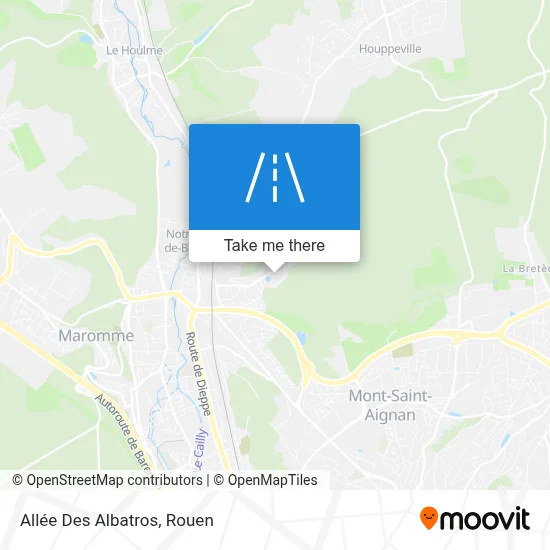 Allée Des Albatros map