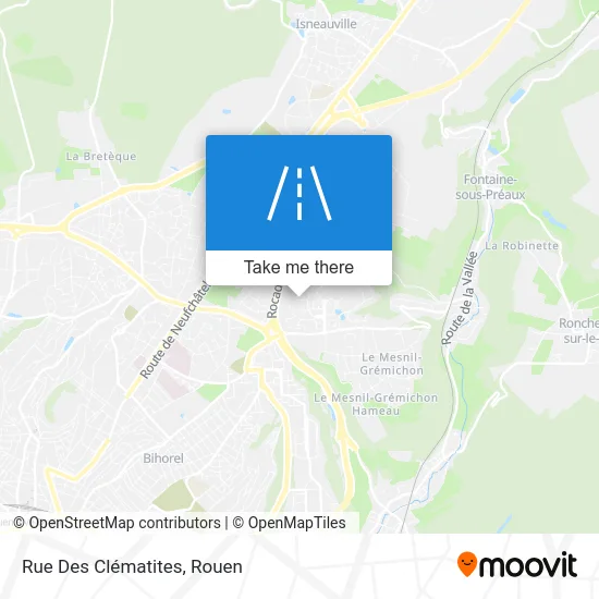 Rue Des Clématites map