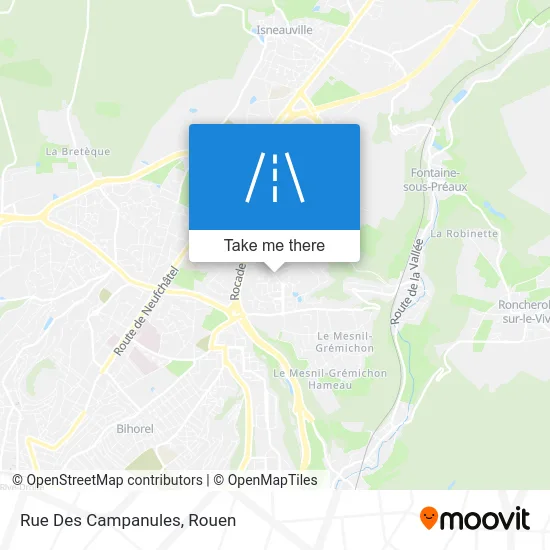 Rue Des Campanules map