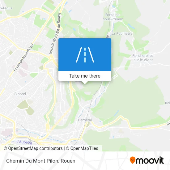 Chemin Du Mont Pilon map