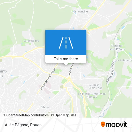 Allée Pégase map
