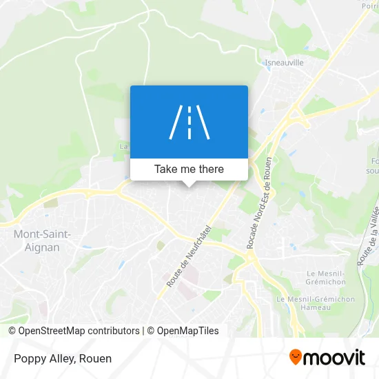 Allée Des Coquelicots map