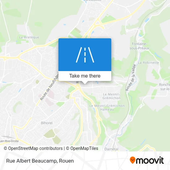 Rue Albert Beaucamp map