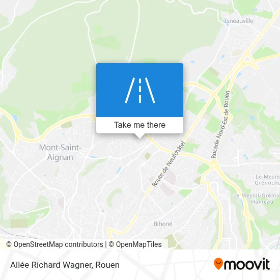 Allée Richard Wagner map