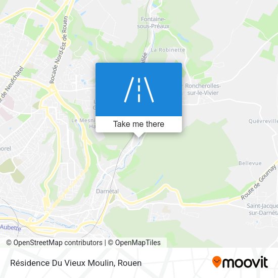 Résidence Du Vieux Moulin map