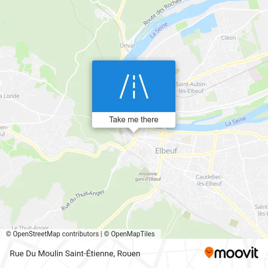 Rue Du Moulin Saint-Étienne map