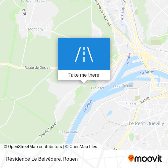 Résidence Le Belvédère map