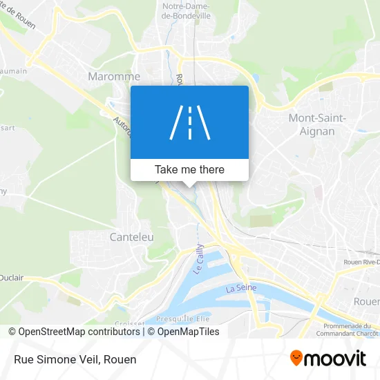 Rue Simone Veil map