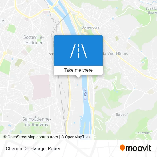 Chemin De Halage map