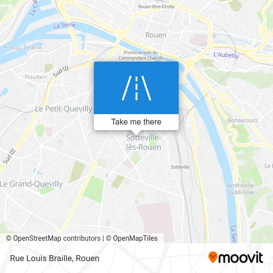 Rue Louis Braille map