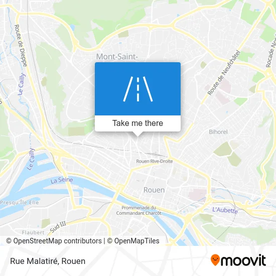 Rue Malatiré map