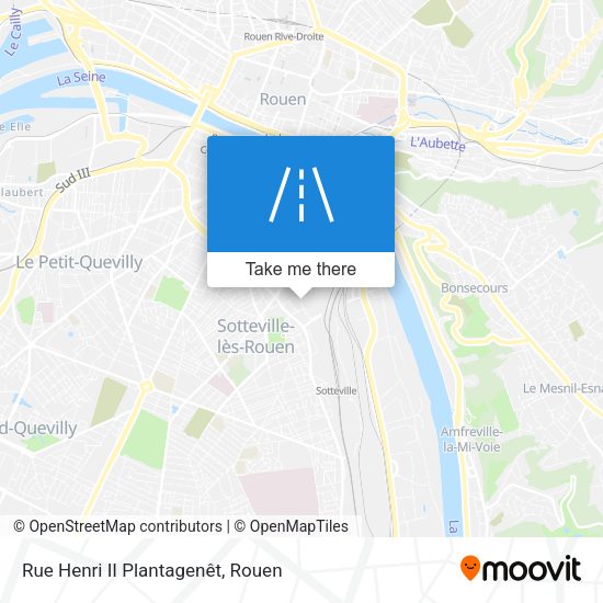 Rue Henri II Plantagenêt map
