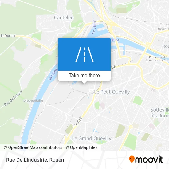 Rue De L'Industrie map