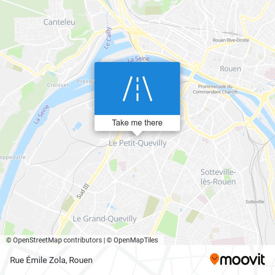 Rue Émile Zola map