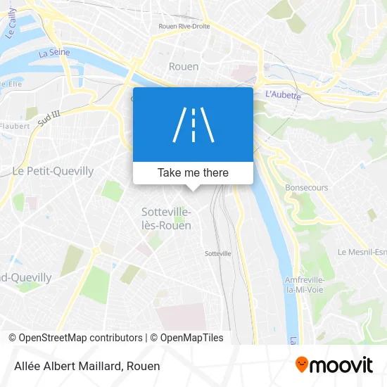 Allée Albert Maillard map