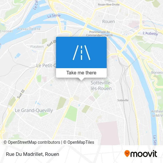 Rue Du Madrillet map
