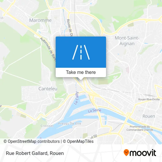 Rue Robert Gallard map