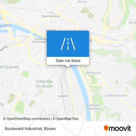 Boulevard Industriel map