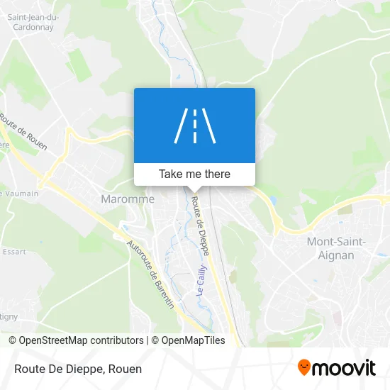 Route De Dieppe map