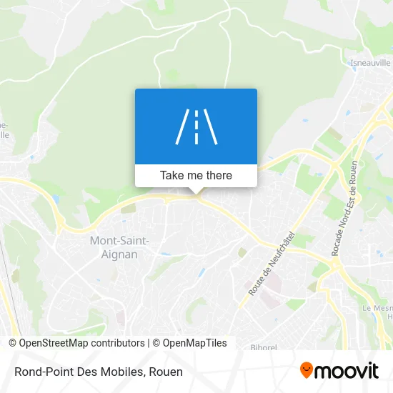 Rond-Point Des Mobiles map