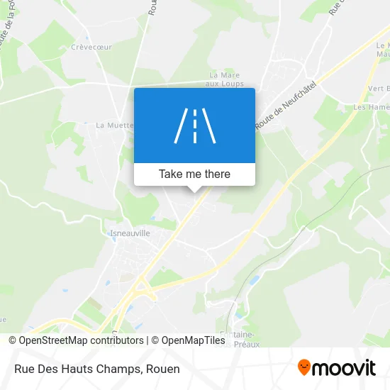 Rue Des Hauts Champs map