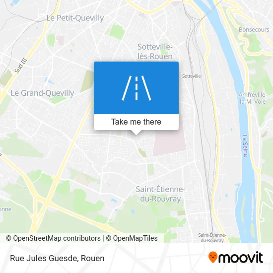 Rue Jules Guesde map