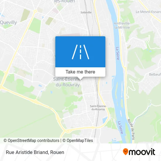 Rue Aristide Briand map