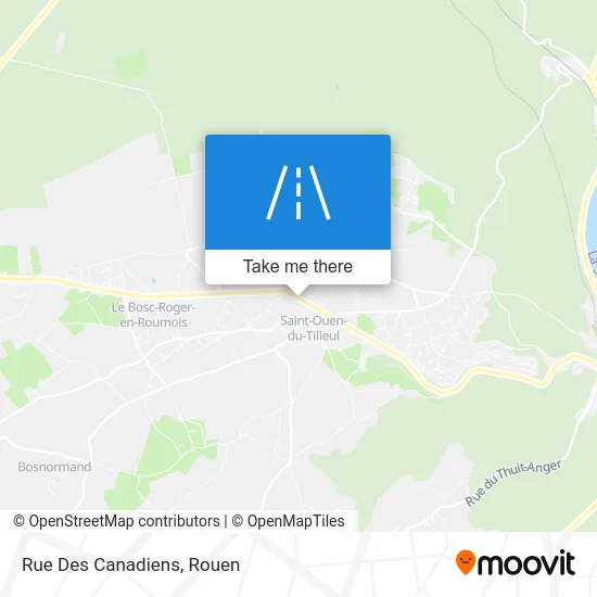 Rue Des Canadiens map