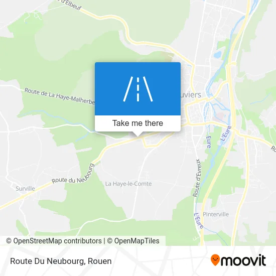 Route Du Neubourg map